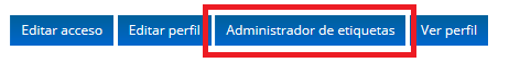 Administrador de etiquetas
