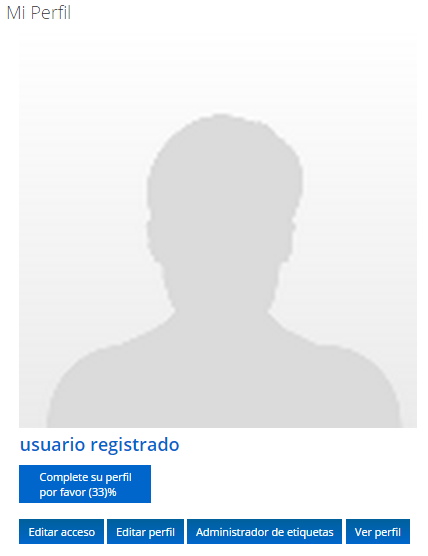 panel usuario registrado en gowork