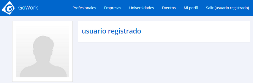 vista perfil público usuario registrado en gowork